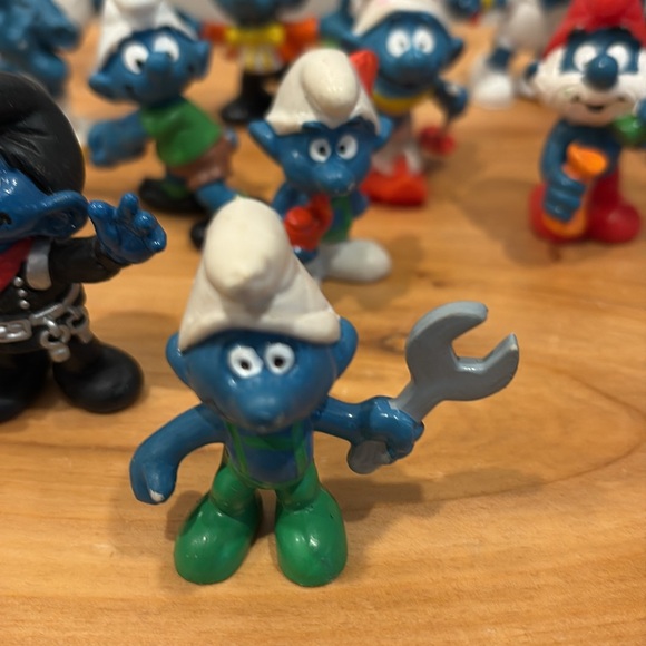 Lot of 28 vintage smurf collection - Picture 8 of 16